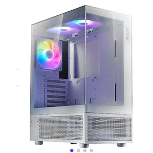 Gabinete Gamer XPG Invader X Mini (Micro ATX, Vidrio Templado, 5 Ventiladores ARGB, Blanco)