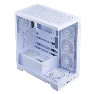 Gabinete Gamer XPG Invader X BTF (ATX, Vidrio Templado, 5 Ventiladores ARGB, Blanco)