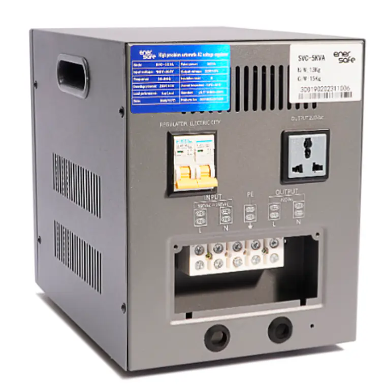 Regulador de Voltaje Enersafe Monofásico (5kV/ 4.5kW, 220V) 2