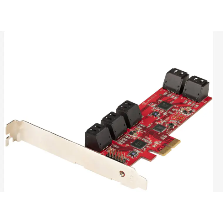 Tarjeta controladora e interfaz de almacenamiento avanzado SATA PCIe Card Controller Card 10 Ports 1