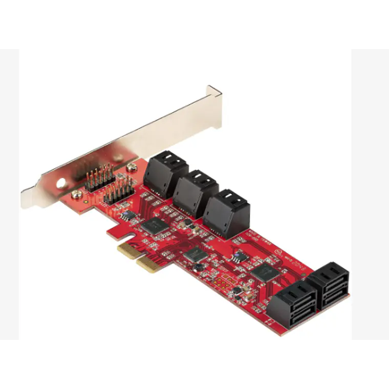 Tarjeta controladora e interfaz de almacenamiento avanzado SATA PCIe Card Controller Card 10 Ports 2