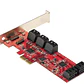 Tarjeta controladora e interfaz de almacenamiento avanzado SATA PCIe Card Controller Card 10 Ports - Miniatura 2