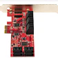 Tarjeta controladora e interfaz de almacenamiento avanzado SATA PCIe Card Controller Card 10 Ports - Miniatura 4