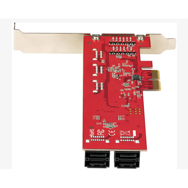 Tarjeta controladora e interfaz de almacenamiento avanzado SATA PCIe Card Controller Card 10 Ports 5