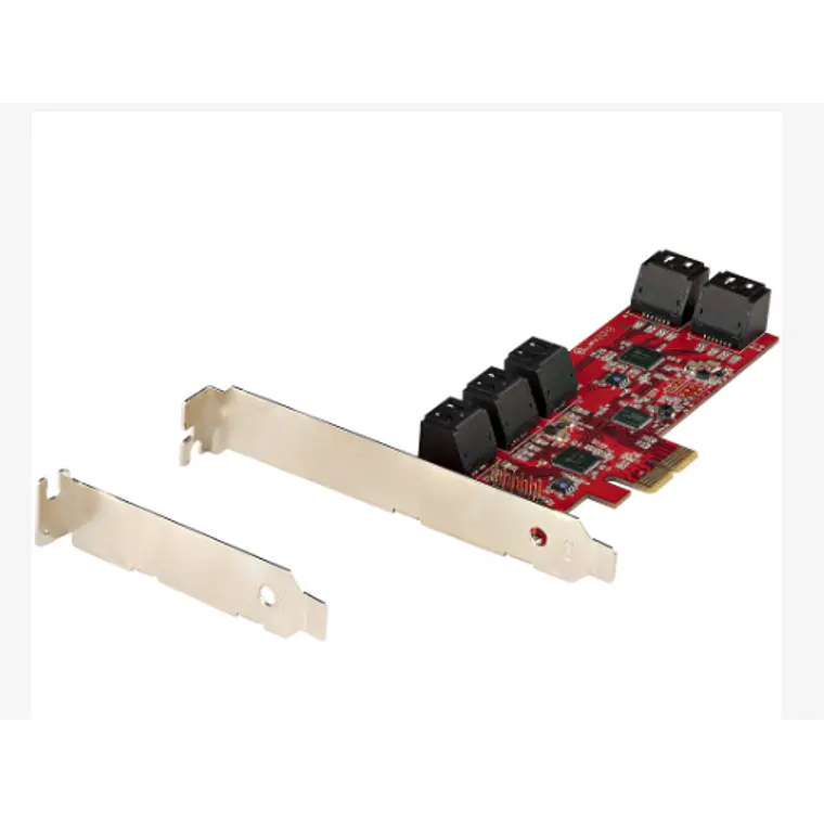 Tarjeta controladora e interfaz de almacenamiento avanzado SATA PCIe Card Controller Card 10 Ports 10