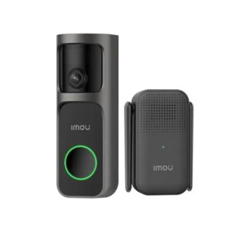 Timbre Inalámbrico 3MP, 360°, Batería 5000mAh, Wi-Fi, Audio y Alarma, Imou Doorbell 2s Kit 1