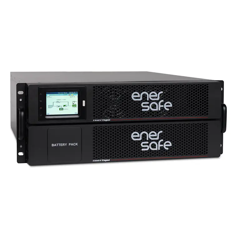 UPS 10.000VA Enersafe Monofásica 10.000W En Línea Doble Conversión Rack/Torre UPSBATLRTHC10KVA 1