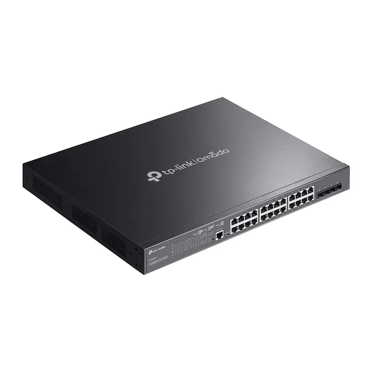 Switch 24 puertos Administrado PoE+ TP-Link 384W 10G SFP+ SG3428XMP 4