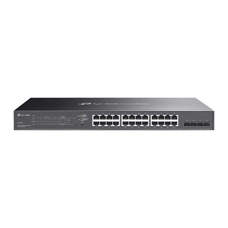 Switch 28 puertos Administrado PoE+ TP-Link 250W Omada SG2428P 1