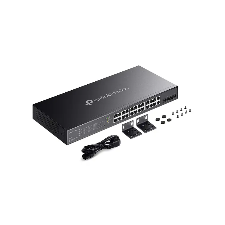 Switch 28 puertos Administrado PoE+ TP-Link 250W Omada SG2428P 6
