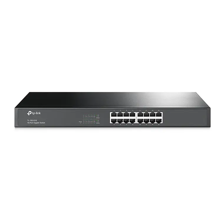 Switch 16 puertos Gigabit Montaje en Rack TP-Link TL-SG1016 1