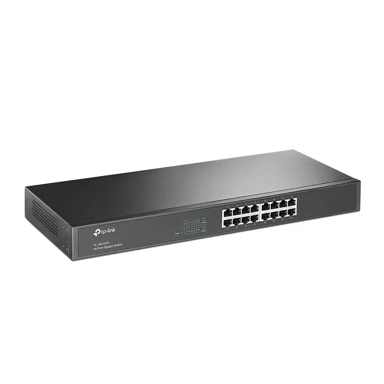 Switch 16 puertos Gigabit Montaje en Rack TP-Link TL-SG1016 2