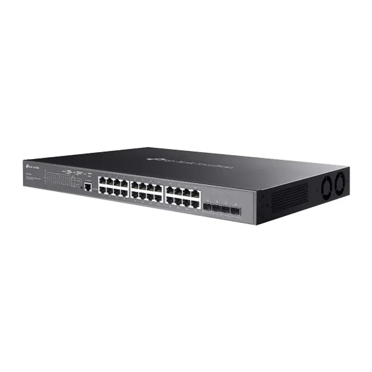 Switch 24 puertos Administrado PoE+ TP-Link 384W Omada SG3428MP 3