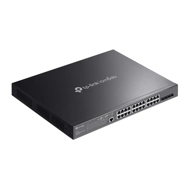 Switch 24 puertos Administrado PoE+ TP-Link 384W Omada SG3428MP 4