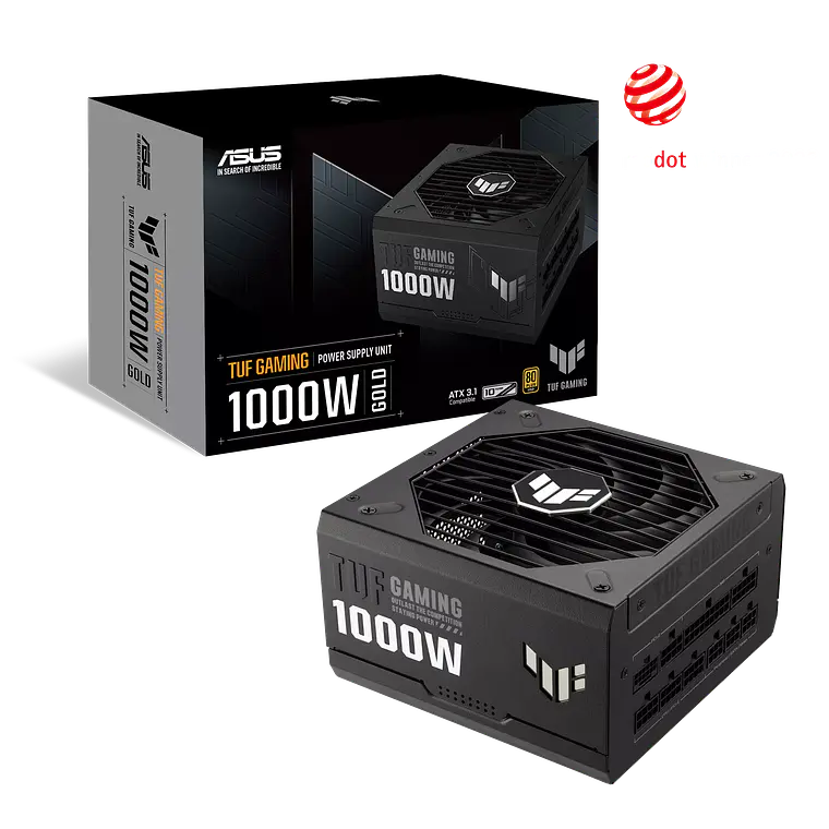 Fuente de poder 1000W TUF Gaming Gold ATX 3.1 80Plus Gold 1