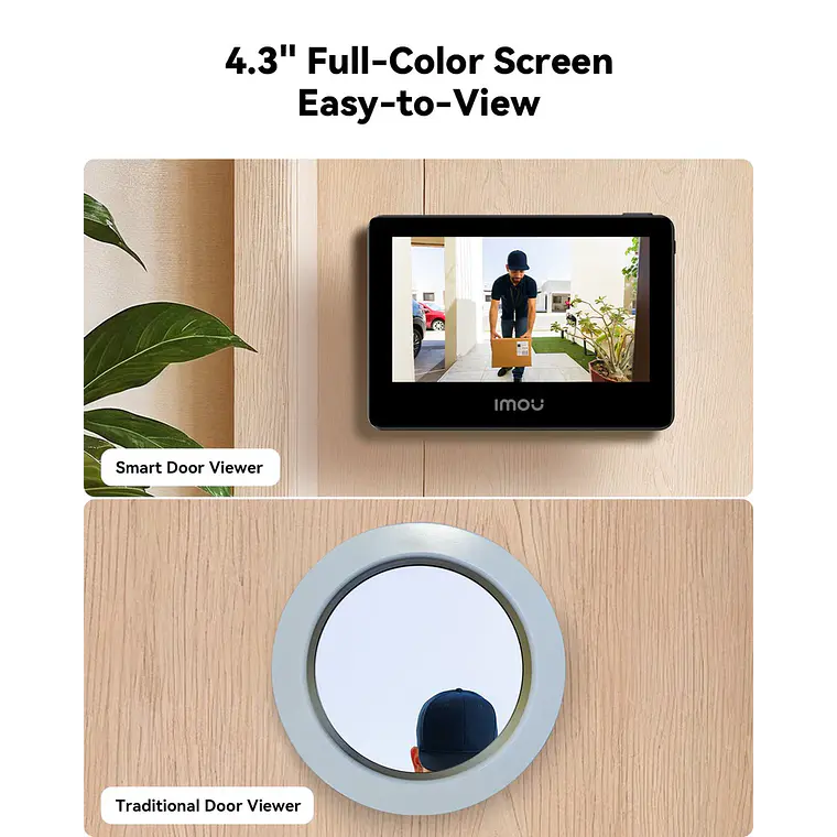 Mirilla Digital de Puerta 5MP 3K Imou VD1 Wi-Fi Doble Banda 4.3