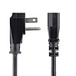 Cable de Alimentación 1.8m NEMA 5-15P a C13 Plano 10A 125V PXTF1016 - Miniatura 2