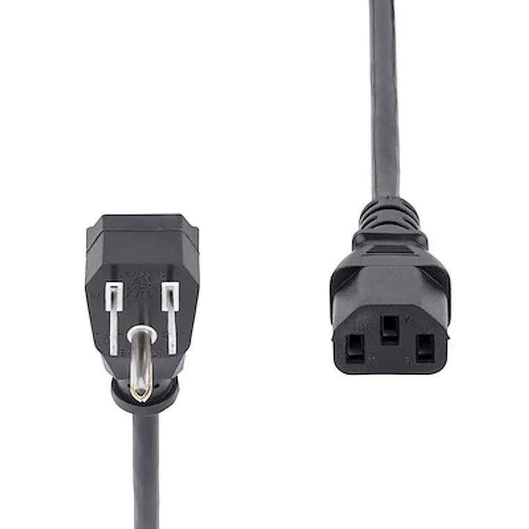 Cable de Alimentación 1.8m NEMA 5-15P a C13 Plano 10A 125V PXTF1016 4