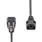 Cable de Alimentación 1.8m NEMA 5-15P a C13 Plano 10A 125V PXTF1016 - Miniatura 4