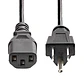 Cable de Alimentación 1,8m NEMA 5-15P a C13 10A 125V PXT101 - Miniatura 2