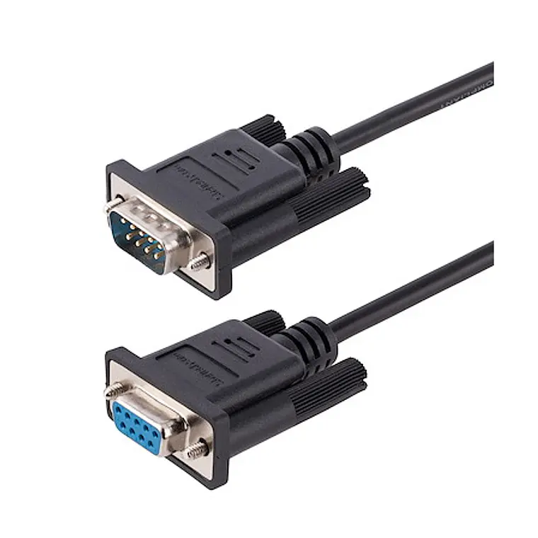 Cable Serie Null-Modem RS232 DB9 Macho a Hembra StarTech.com 3m 1