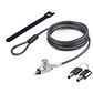 Candado de Seguridad para Notebook Cable de Acero Llave Estándar/Noble 2m - Miniatura 4