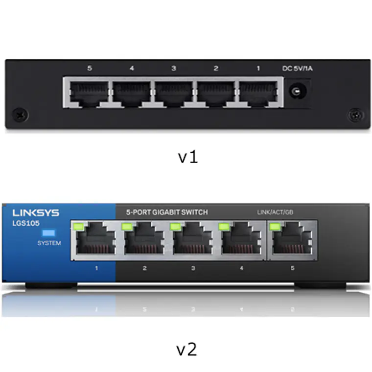 Switch 5 Puertos Linksys LGS105P Gigabit PoE+ No Administrable 3