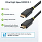 Cable HDMI 2.1 8K 60Hz / 4K 120Hz Certificado 48Gbps StarTech.com 2m - Miniatura 2