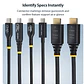 Cable HDMI 2.1 8K 60Hz / 4K 120Hz Certificado 48Gbps StarTech.com 1m - Miniatura 4
