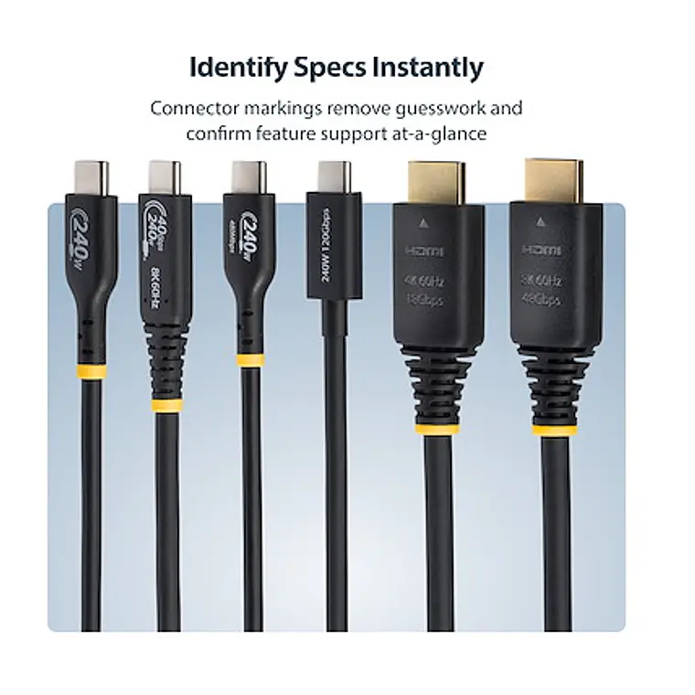Cable HDMI 2.1 8K 60Hz / 4K 120Hz Certificado 48Gbps StarTech.com 5m 4
