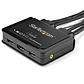 Switch KVM HDMI 2 Puertos 4K 60Hz con Audio y Cables Integrados (SV211HDUA4K) - Miniatura 1