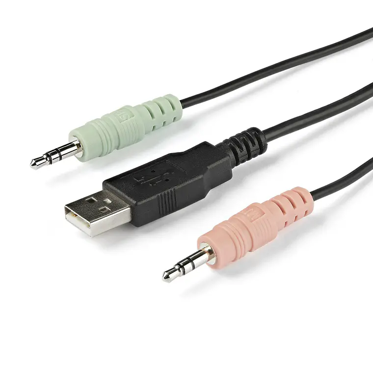 Switch KVM HDMI 2 Puertos 4K 60Hz con Audio y Cables Integrados (SV211HDUA4K) 2