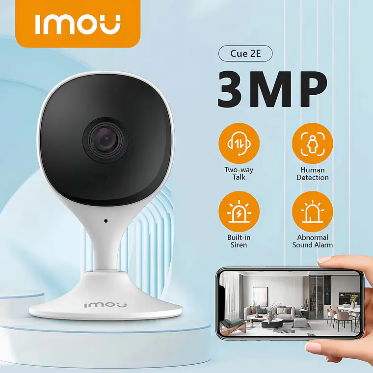 Cámara de Seguridad Wi-Fi Imou Cue 2 1080P con Detección de Personas 5