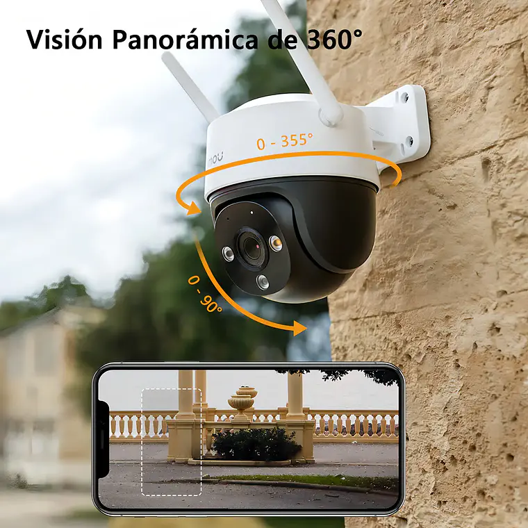Cámara de Seguridad Wi-Fi Imou Cruiser SC 3MP Exterior Pan/Tilt Wi-Fi 6 4