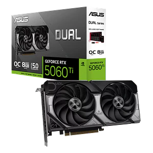 Tarjeta de Video ASUS Dual GeForce RTX™ 5060 Ti OC Edition 8GB GDDR7