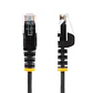 Cable de Red Ethernet CAT6 Delgado LSZH 28AWG Snagless 100W PoE 15m StarTech.com Negro - Miniatura 3