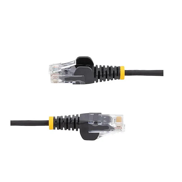 Cable de Red Ethernet CAT6 Delgado LSZH 28AWG Snagless 100W PoE 15m StarTech.com Negro 4