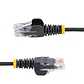 Cable de Red Ethernet CAT6 Delgado LSZH 28AWG Snagless 100W PoE 15m StarTech.com Negro - Miniatura 4