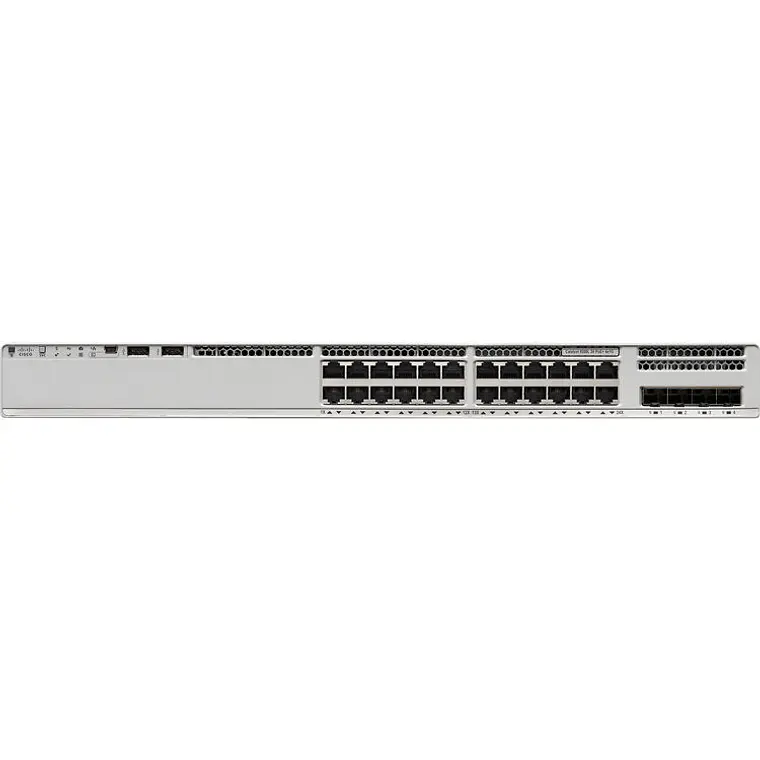 Switch 24 Puertos Administrable Cisco Catalyst 9200L  PoE+ Gigabit con SFP 2