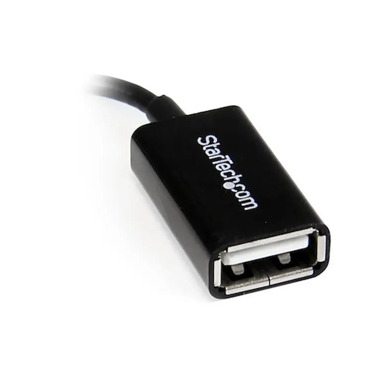 Adaptador Micro USB OTG Ángulo Derecho a USB 12cm StarTech.com UUSBOTGRA 3
