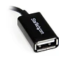 Adaptador Micro USB OTG Ángulo Derecho a USB 12cm StarTech.com UUSBOTGRA - Miniatura 3