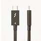 Cable Thunderbolt 4 Certificado Intel 1m 40Gbps 100W PD 8K Video StarTech TBLT4MM1M - Miniatura 2
