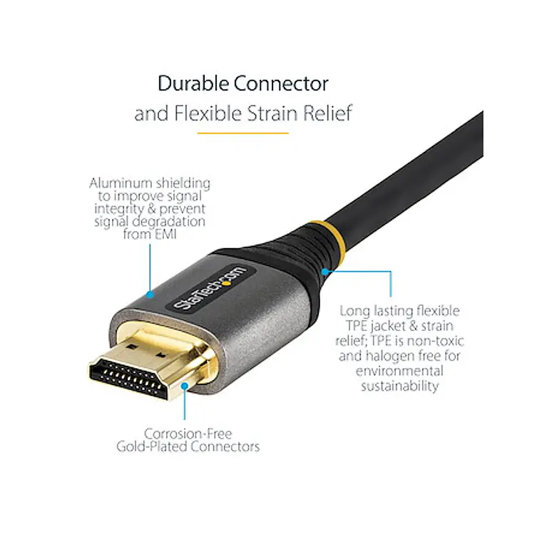 Cable HDMI 2.1 8K Certificado Ultra High Speed 5m StarTech HDMM21V5M  3