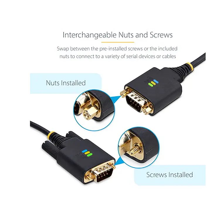 Cable Adaptador USB a Serie RS232 FTDI 1m StarTech 1P3FFCB-USB-SERIAL 5