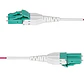 Cable de Fibra Óptica Multimodo OM4 LC a LC UPC 2m Uniboot Violeta Érica StarTech OM4RLCLC2M - Miniatura 3