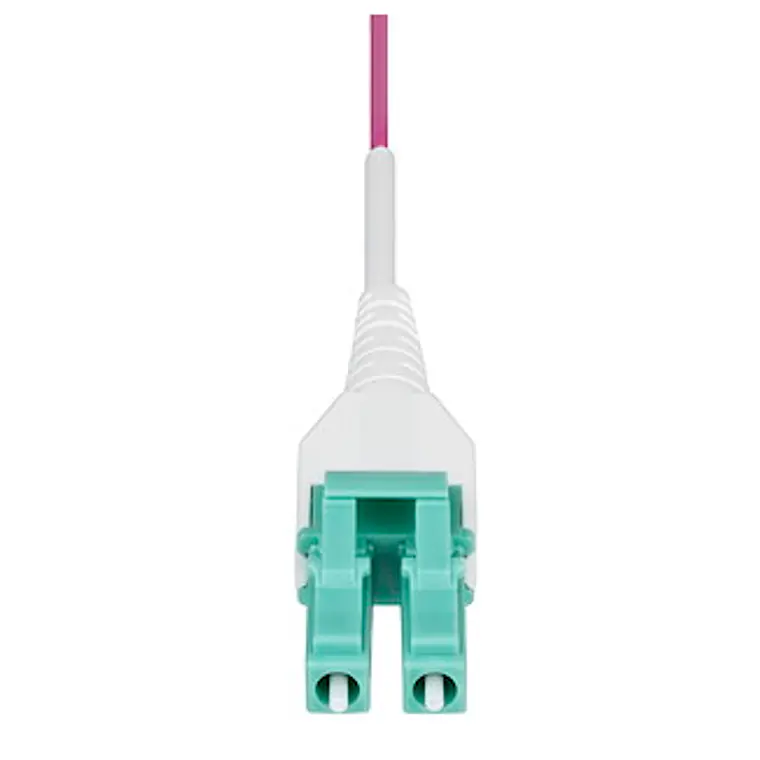 Cable de Fibra Óptica Multimodo OM4 LC a LC UPC 2m Uniboot Violeta Érica StarTech OM4RLCLC2M 4