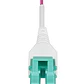 Cable de Fibra Óptica Multimodo OM4 LC a LC UPC 2m Uniboot Violeta Érica StarTech OM4RLCLC2M - Miniatura 4