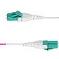 Cable de Fibra Óptica Multimodo OM4 LC a LC UPC 7m Uniboot Violeta Érica StarTech OM4RLCLC7M - Miniatura 3