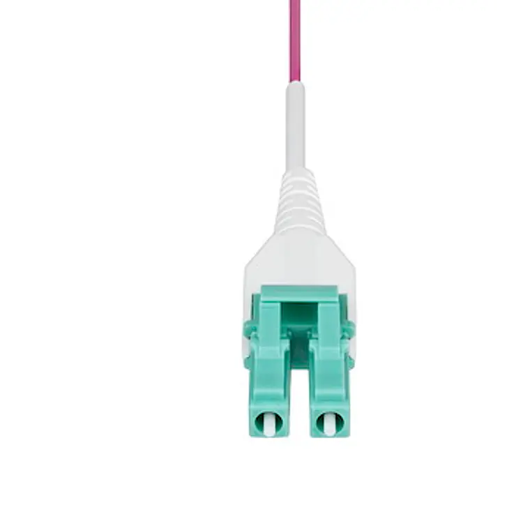 Cable de Fibra Óptica Multimodo OM4 LC a LC UPC 7m Uniboot Violeta Érica StarTech OM4RLCLC7M 4