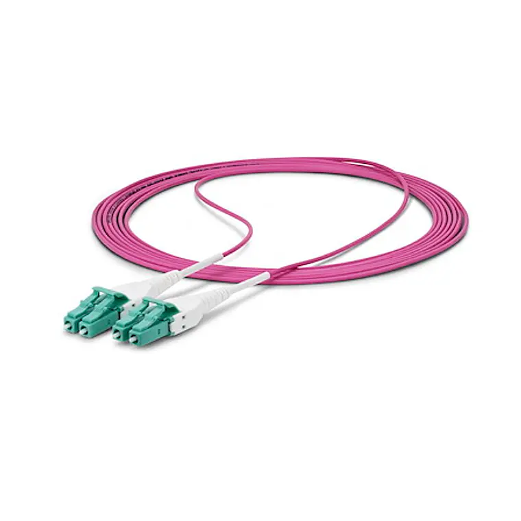Cable de Fibra Óptica Multimodo OM4 LC a LC UPC 7m Uniboot Violeta Érica StarTech OM4RLCLC7M 5